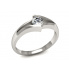 Pierścionek zaręczynowy,platyna, brylant  - P15006pt - 1