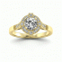 Pierścionek zaręczynowy z diamentami - 15098z - 4