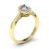 Pierścionek zaręczynowy z diamentami - p16020zbr_SI_H - 1