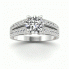 Pierścionek zaręczynowy z brylantami - p16027b - 4