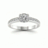 Pierścionek zaręczynowy z brylantami białe złoto - p16028b - 4