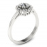 Złoty pierścionek zaręczynowy z diamentami - p15077b - 1