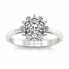 Złoty pierścionek zaręczynowy z diamentami - p15077b