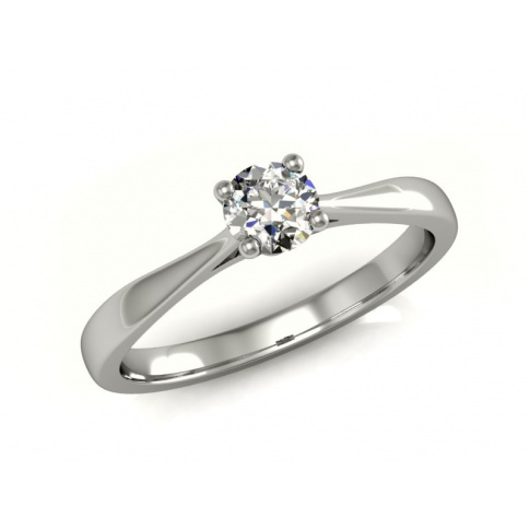 Platynowy pierścionek zaręczynowy - p16059pt
