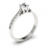 Platynowy pierścionek z brylantami - p16013pt - 1