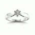 Platynowy pierścionek zaręczynowy z brylantem - p16003pt - 3