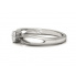 Platynowy pierścionek zaręczynowy, diament - P15076pt - 2