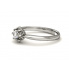 Platynowy pierścionek z platyny z brylantem - P15115pt - 1