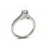 Platynowy pierścionek zaręczynowy z brylantami - P15062pt - 1