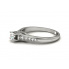 Platynowy pierścionek zaręczynowy z brylantami - P15062pt - 2