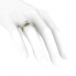 Złoty pierścionek z brylantami - p16013zb - 3