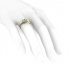 Pierścionek zaręczynowy żółte złoto brylanty - P15213z - 3