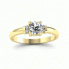 Pierścionek zaręczynowy żółte złoto brylanty - P15213z - 4