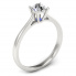 Złoty pierścionek zaręczynowy z brylantem i tanzanitem - p16205bt - 1