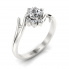 Prześliczny pierścionek zaręczynowy z brylantami - P15244b - 1