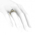 Złoty pierścionek zaręczynowy z brylantami - p15280z - 3