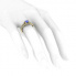 Pierścionek zaręczynowy tanzanit brylanty żółte złoto 585 - p16180zt - 3