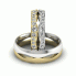Złote obrączki ślubne z brylantami - S60170T53zb - 5
