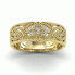 Obrączka złota z diamentami - p16282z - 4