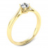 Złoty pierścionek zaręczynowy z diamentem - p16330z - 1