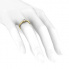 Złoty pierścionek zaręczynowy z diamentem - p16330z - 3