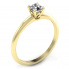 Zaręczynowy pierścionek z żółtego złota z brylantem - p16365z - 1