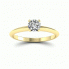 Zaręczynowy pierścionek z żółtego złota z brylantem - p16365z - 4