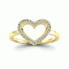 Zaręczynowy pierścionek żółte złoto brylant - P15352z - 4