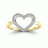 Pierścionek zaręczynowy z diamentami - P15352zb - 4