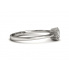 Pierścionek zaręczynowy, platyna, brylant - p16166pt - 2