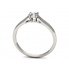 Pierścionek platyna pierścionek z brylantem - p16342pt - 1