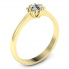 Złoty pierścionek zaręczynowy - p16782z - 1