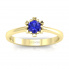 Złoty pierścionek z szafirem cejlońskim  - p16782zszc