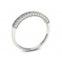 Platynowy pierścionek platyna z brylantami - p16625pt - 1