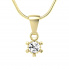 Komplet złotej biżuterii z brylantami - kpl16781z - 3