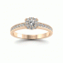 Pierścionek zaręczynowy różowe złoto z brylantami - p16028c - 4