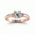 Pierścionek zaręczynowy różowe złoto brylanty - P15213c - 4