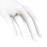 Zaręczynowy pierścionek różowe złoto brylant - p16365c - 3
