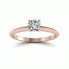 Zaręczynowy pierścionek różowe złoto brylant - p16365c - 4