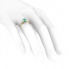 Zaręczynowy pierścionek ze szmaragdem - p16365zbsm - 3