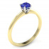 Zaręczynowy pierścionek z szafirem cejlońskim - p16365zbszc - 1