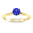 Zaręczynowy pierścionek z szafirem cejlońskim - p16365zbszc