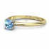 Zaręczynowy pierścionek z topazem - p16365zbtp - 2