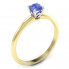 Zaręczynowy pierścionek z tanzanitem - p16365zbt - 1