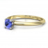 Zaręczynowy pierścionek z tanzanitem - p16365zbt - 2